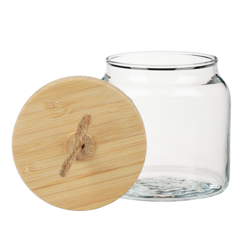 PASABAHCE Вуди Банка стеклянная с бамбуковой крышкой 575мл, 43573SLB - #5