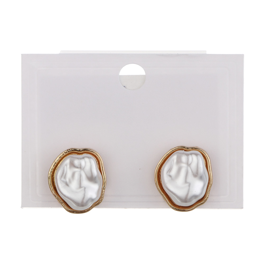 Серьги, медь, сплав, 2 дизайна, БЖ25-8 - #5