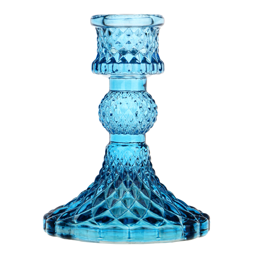 Подсвечник из стекла, 3,5х8х10,5 см, арт.09-43 - #3