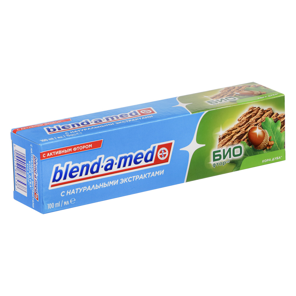 Зубная паста BLEND-A-MED Анти-Кариес Свежесть/БИО фтор Кора дуба, 100 мл - #2