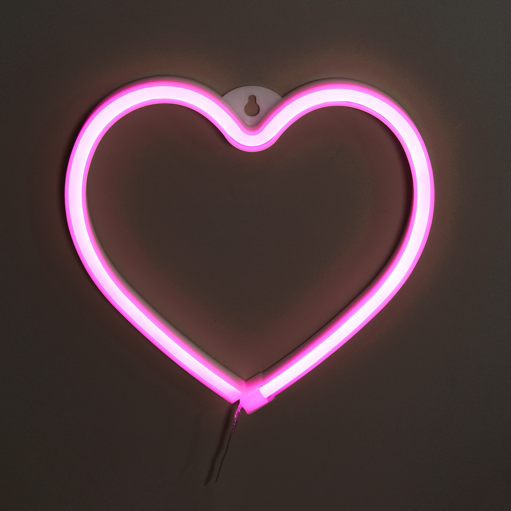 Светильник неоновый тм LADECOR 20x21 см, батарейки ААх3 (не в комплекте) - #10