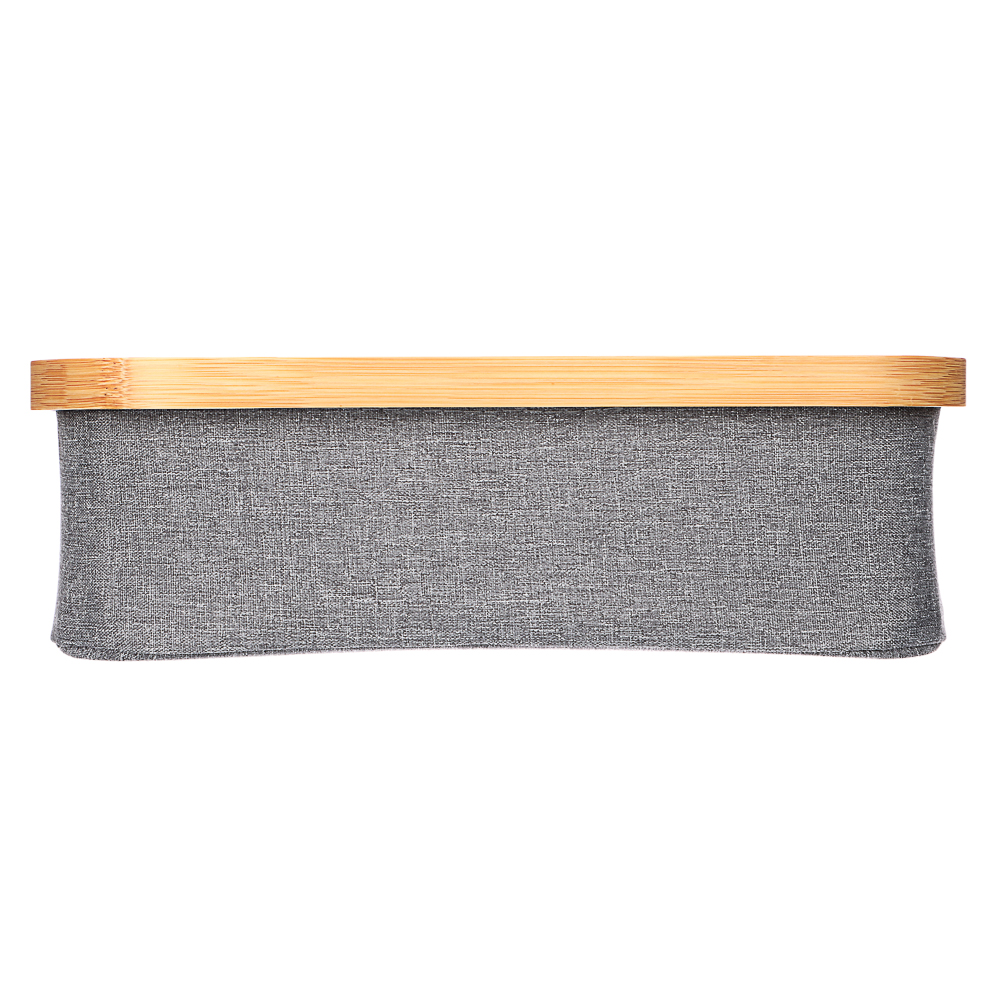 VETTA Корзина для хранения складная Bamboo Eco, 4 отдела, 30x30x9 см, бамбук, полиэстер - #3