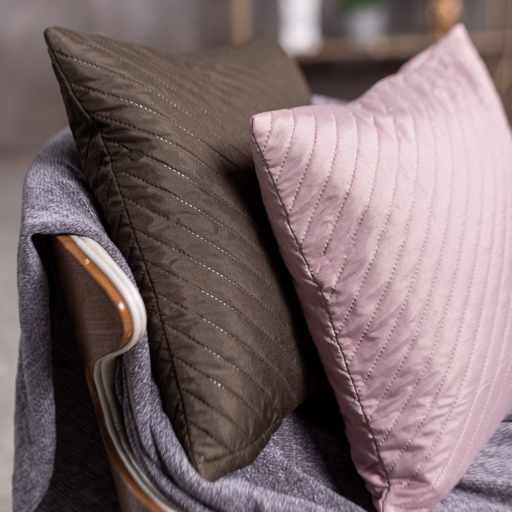 PROVANCE Наволочка декоративная стеганая 40х40см, 100% полиэстер, 4 цвета - #8