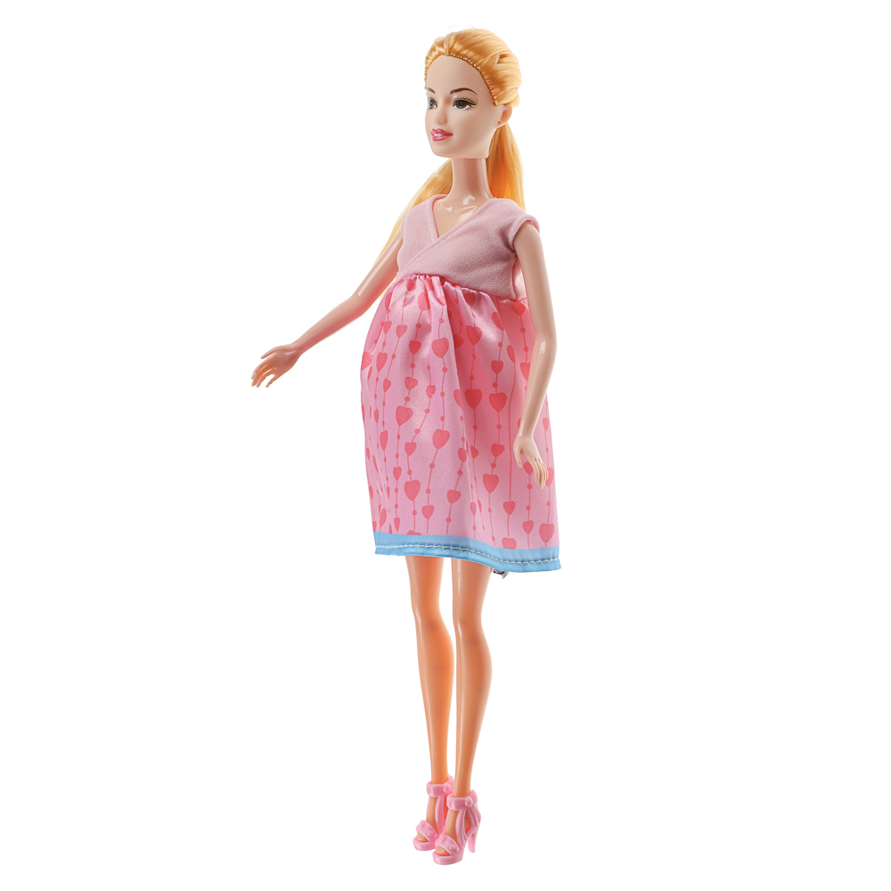 ИГРОЛЕНД Кукла с животиком и младенцами, 28 см, с акс., PVC, ABS, полиэстер, 21х7х33 см - #7