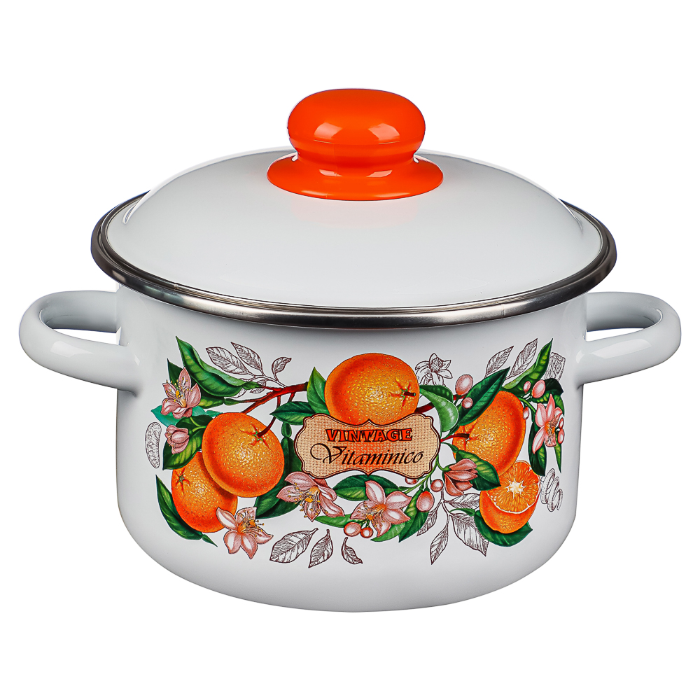 Гарден Кастрюля эмалированная 2л - #1