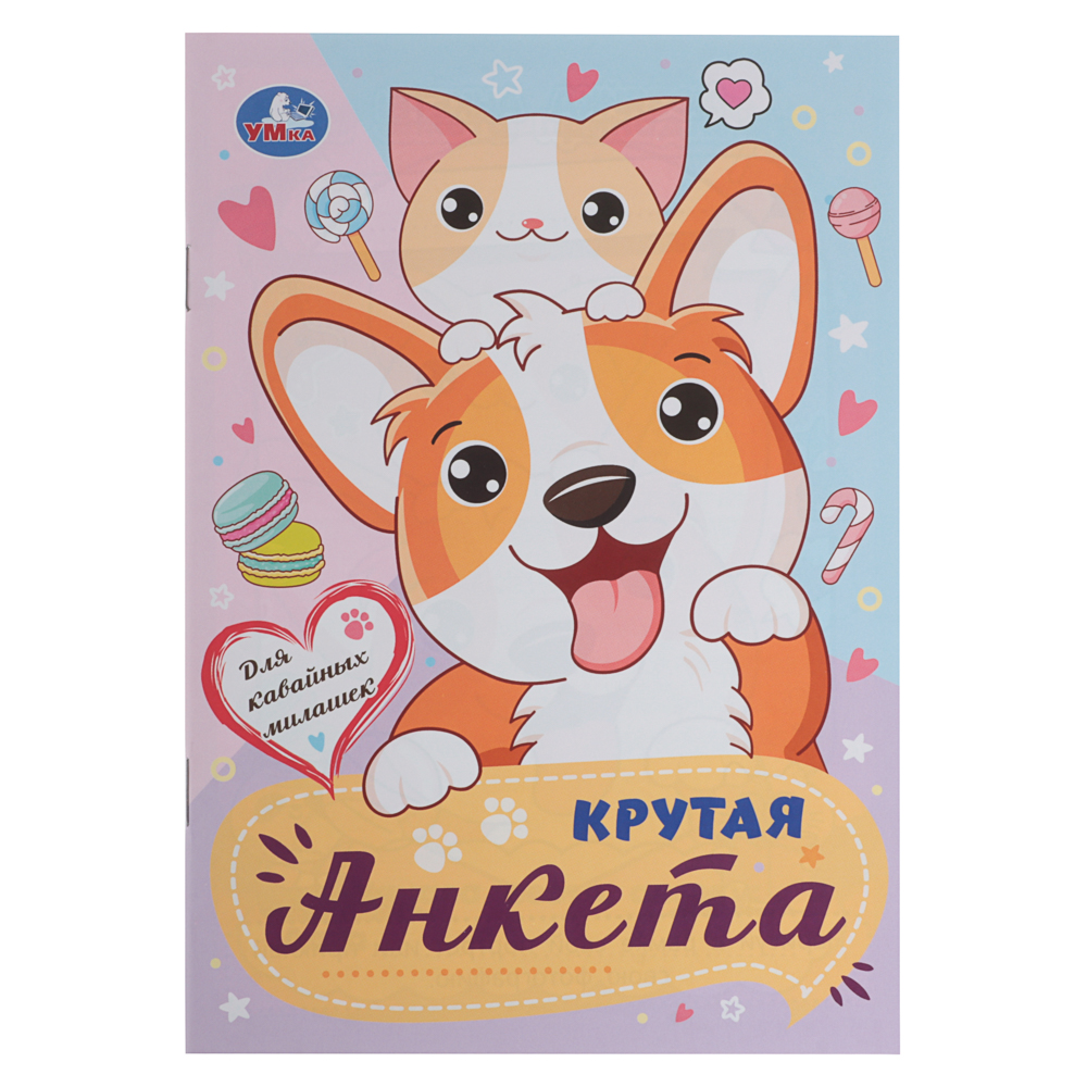УМКА Анкета для девочек, 14х20см, 32 стр., 5 дизайнов - #5