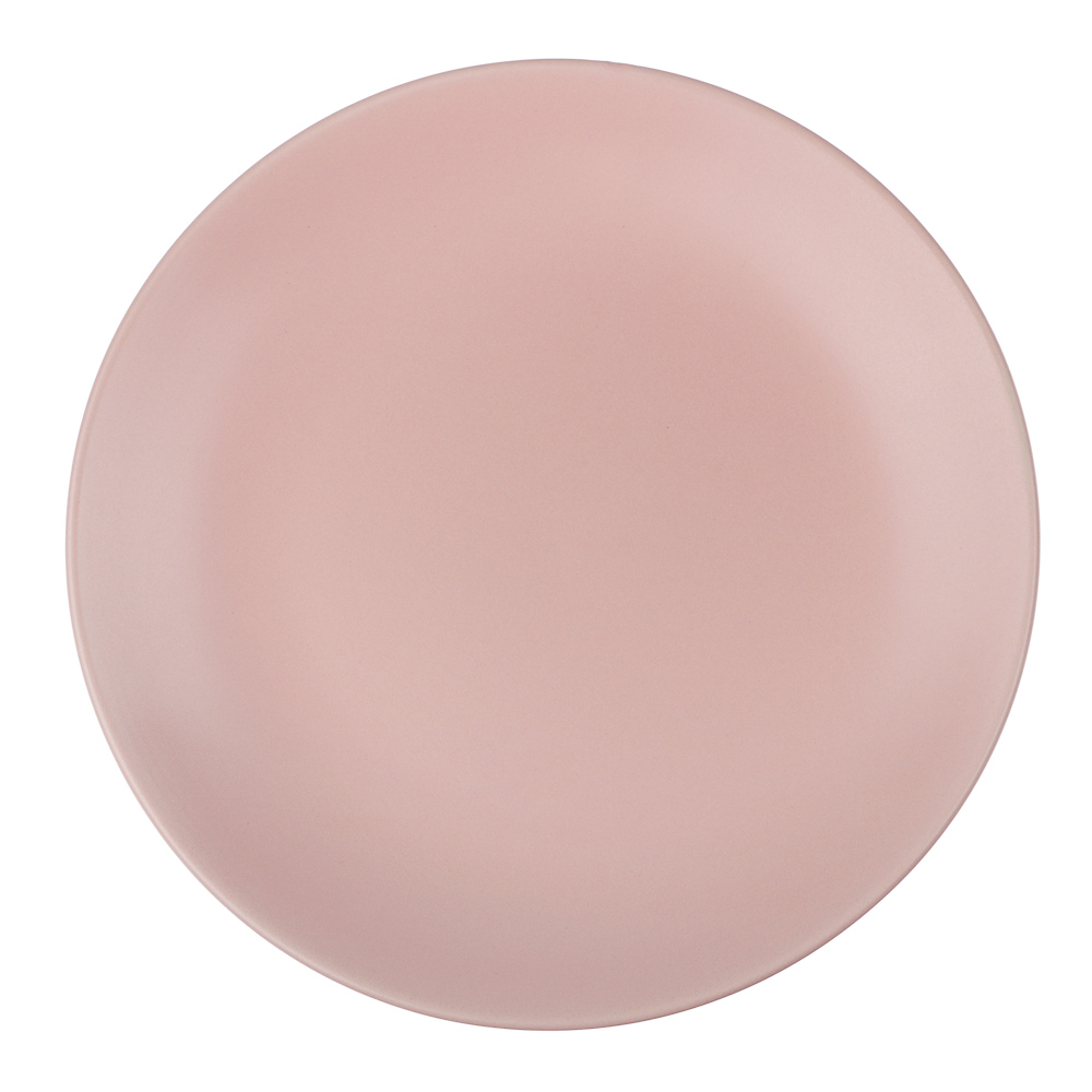 Тарелка подстановочная 26,7см, тм MILLIMI розовый, керамика - #1