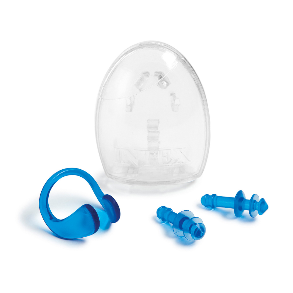 Набор для плавания под водой: затычки, зажим для носа, футляр, возраст от 8 лет, INTEX "Комбо", 5560 - #1