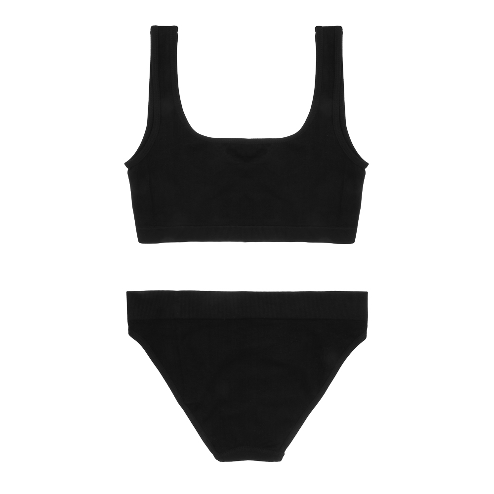 GALANTE Комплект:топ на широких лямках и трусы, р.42-44, 90%полиамид, 10%спандекс, черный, НБ25-18 - #9