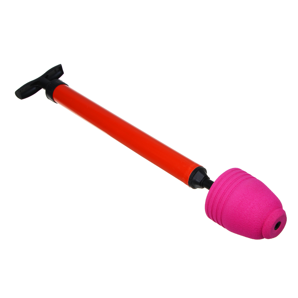 Вантуз-насос сантехнический для очистки раковины, ванны, унитаза, пластик, красный - #2