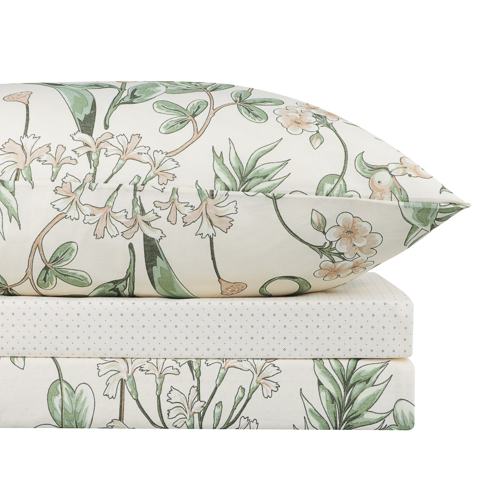 PROVANCE Мосс Комплект постельного белья евро (4 предмета), бязь, 2 дизайна - #1