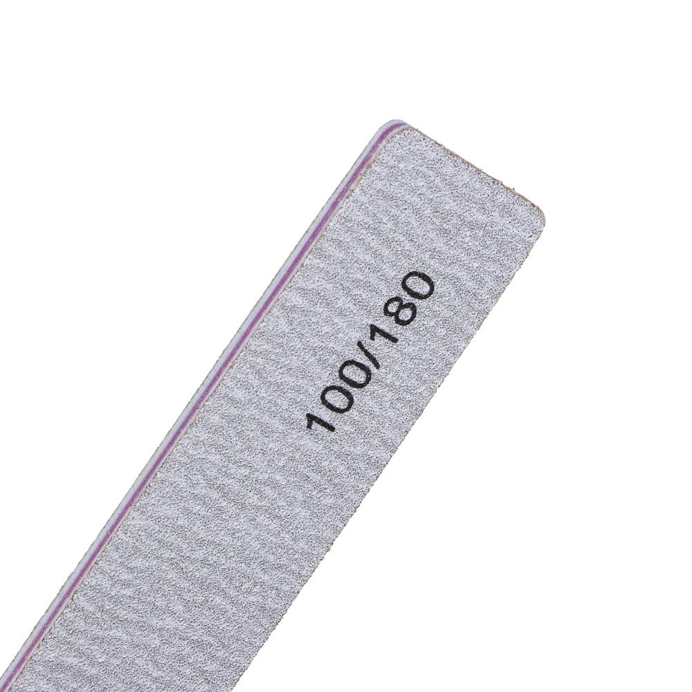 Пилка шлифовальная тм ЮL 2-х сторонняя, 100/180 и 180/240 грит, ЭВА, пластик, 17,8 см, 2 формы - #3