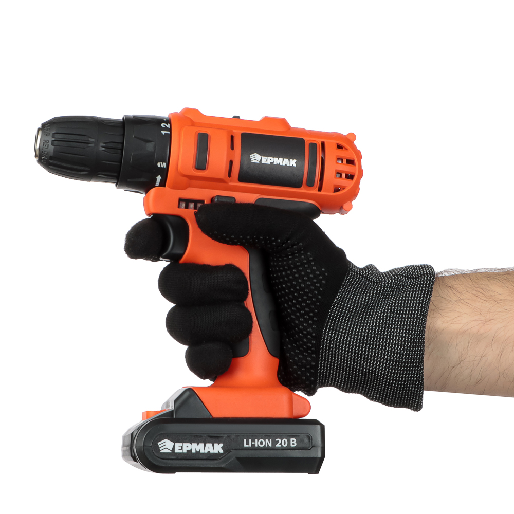 ЕРМАК Набор электроинструмента 29 предметов, шуруповерт 20В (2А*ч, 2шт, 35Н*м) (ONE) - #9