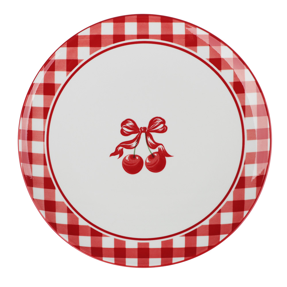 Тарелка подстановочная Черри тм MILLIMI, 27см, фарфор, белый - #1