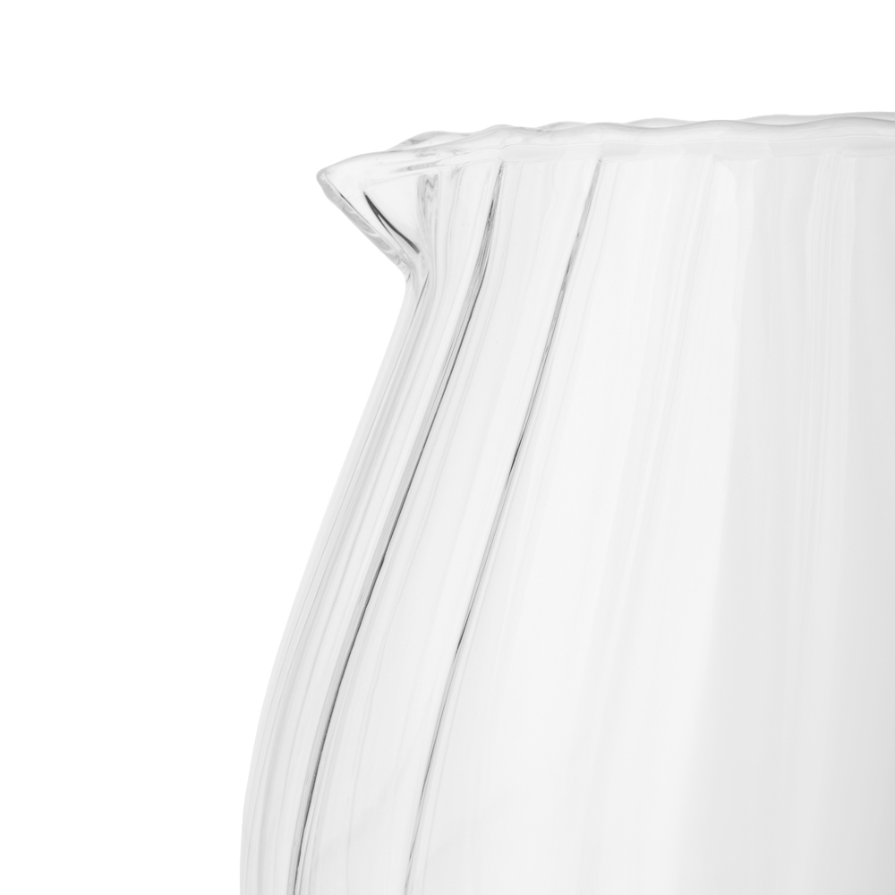 Кувшин без крышки с неровным краем тм MILLIMI Лава, 1000мл, стекло - #2