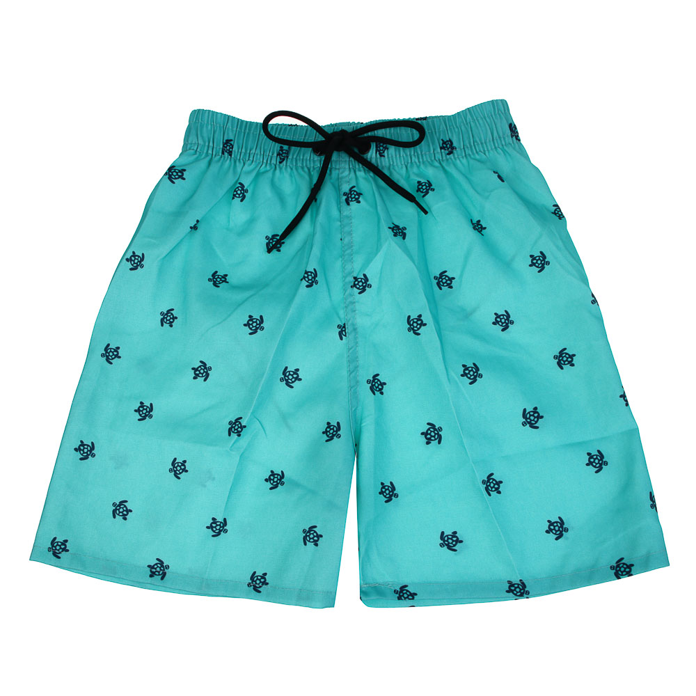 GALANTE Шорты купальные для мальчиков, 100% полиэстер, р. 110-116, цв.бирюзовый - #1