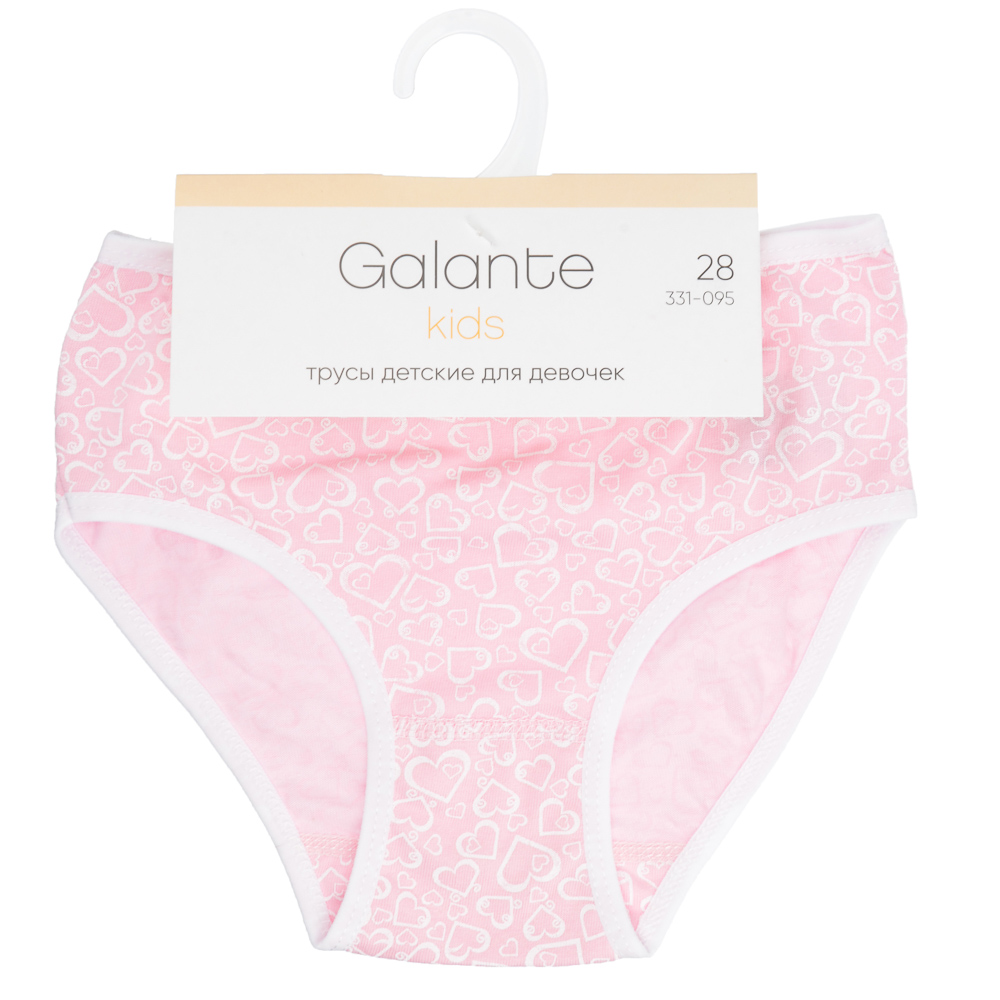 детские трусы GALANTE Трусы детские для девочек, р.28-38 (3 -12 лет), 100% хлопок,  набивка, 14004-1 купить с выгодой в Галамарт