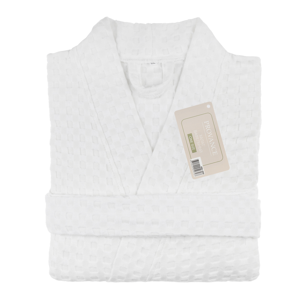 PROVANCE Монблан Халат вафельный, one size, 100% хлопок, 300гр/м2, белый - #8