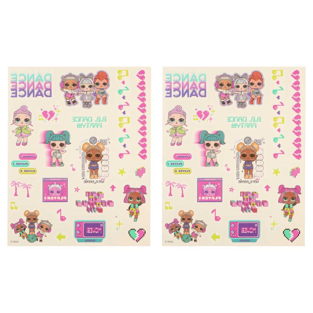 НД ПЛЭЙ Наклейки-татуировки, бумага, 11,8х19см, 2 листа, 4 дизайна - #9