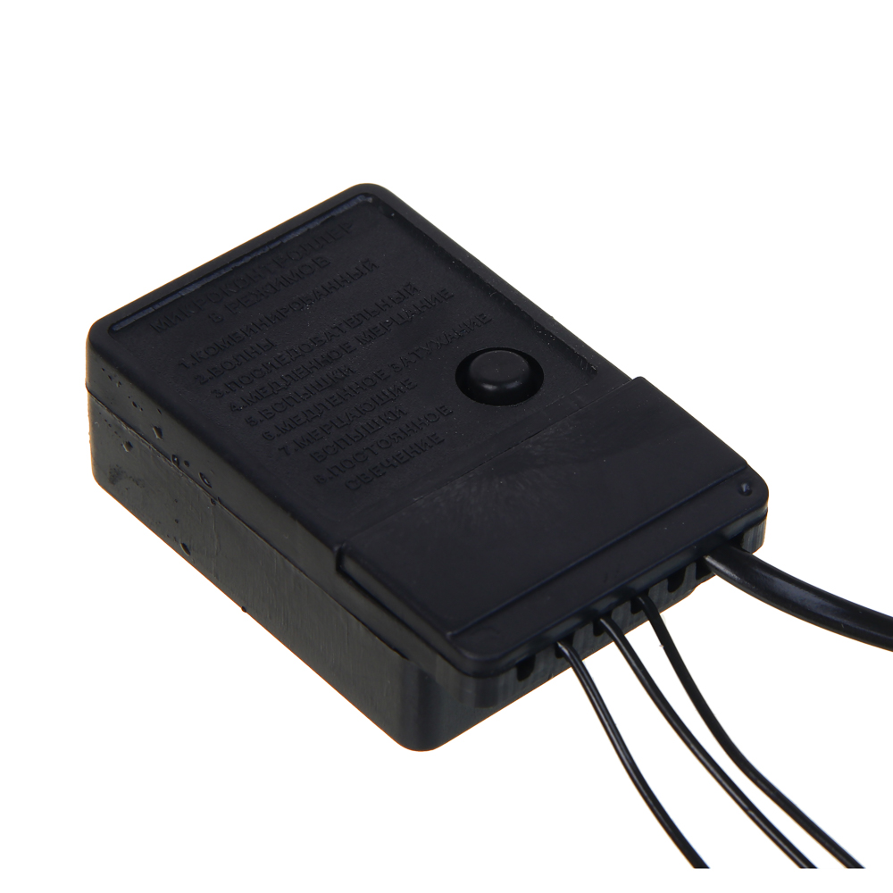 СНОУ БУМ Гирлянда эл. вьюн 20м, 200LED, синий, 8 режимов, ПВХ черный, 220В - #5