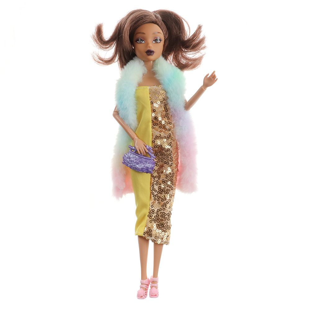 ИГРОЛЕНД Кукла стильная 30 см, PVC, PP, 12,5х5х32,5 см, 4 дизайна - #19