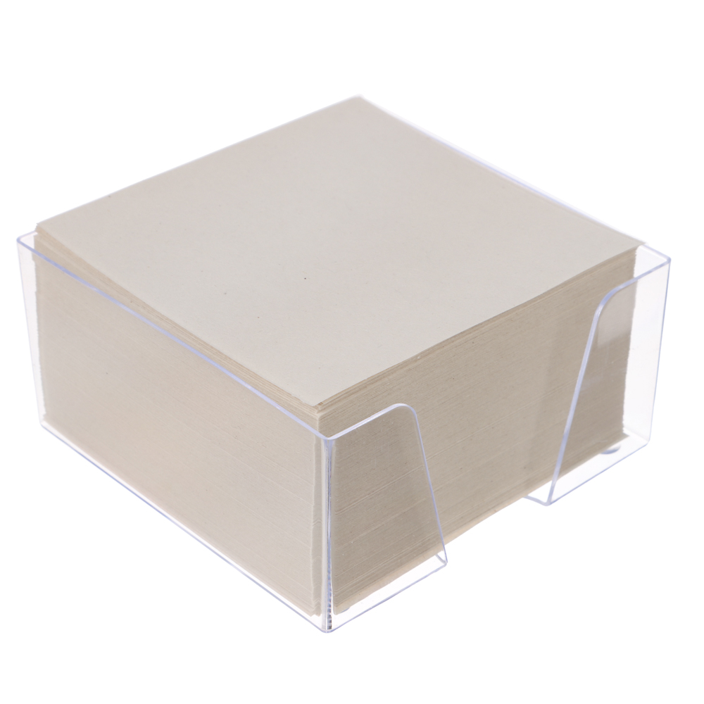 Блок для записей 90x90x50 мм в боксе, тм ClipStudio, плотн. 65 г/кв.м, белизна 70-80% - #1