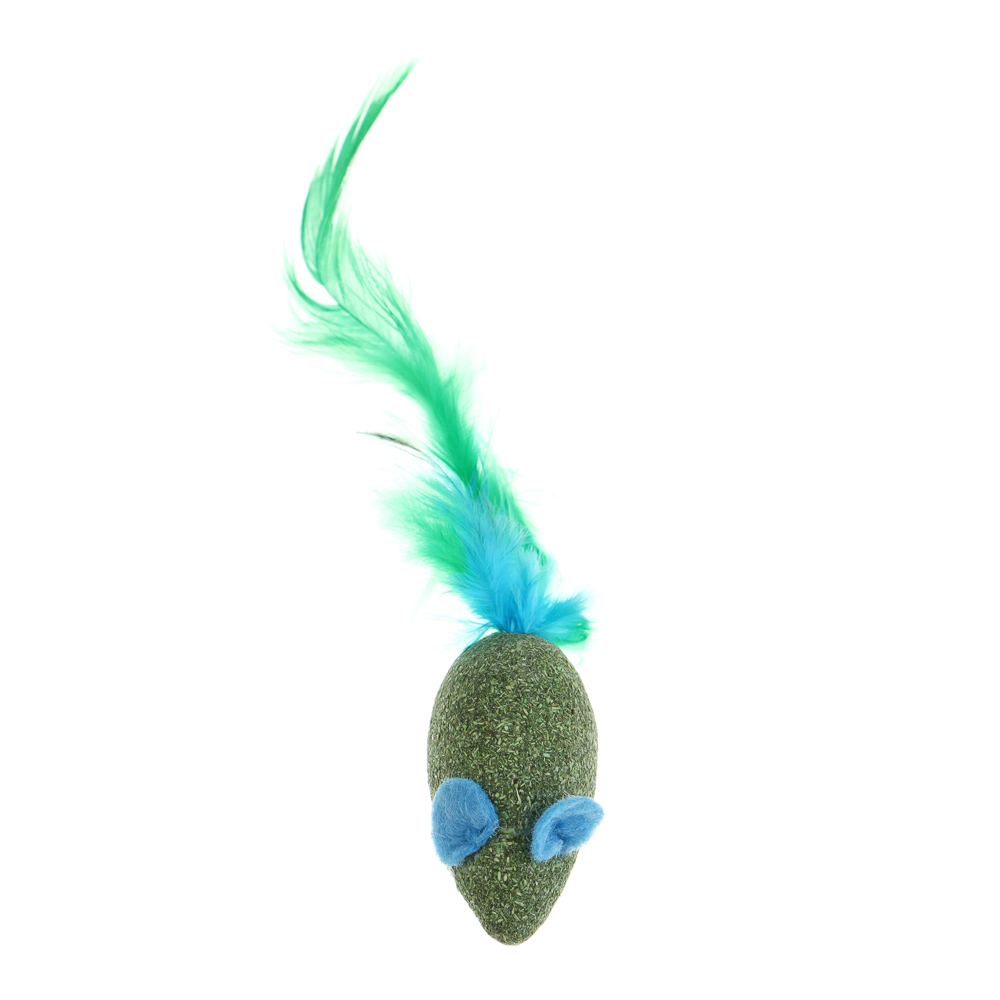 VETTA Игрушка для домашних животных, мята, перо, 4,5х2,5 см - #5
