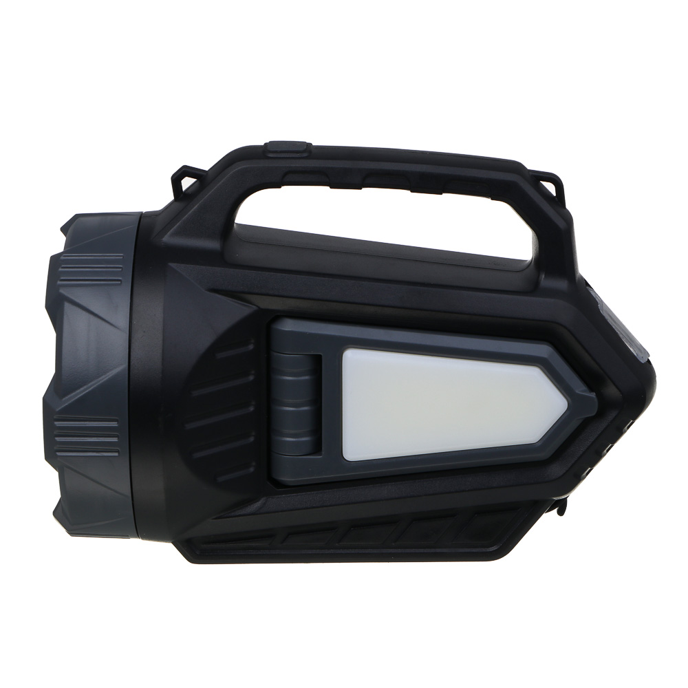 ЕРМАК Фонарь прожектор,LED,5 режимов,пластик,2400мАч,боков.фонари, красный свет, солн.батарея,Туре-С - #4