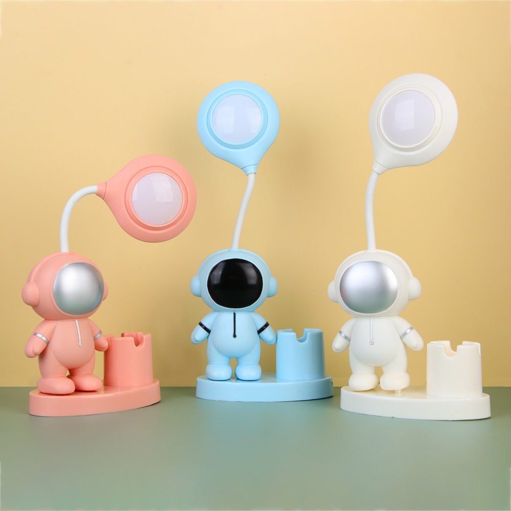 Светильник LED 3 в 1 "Астронавт", USB, АБС пластик, 13х7,5х30см, 3 цвета - #9