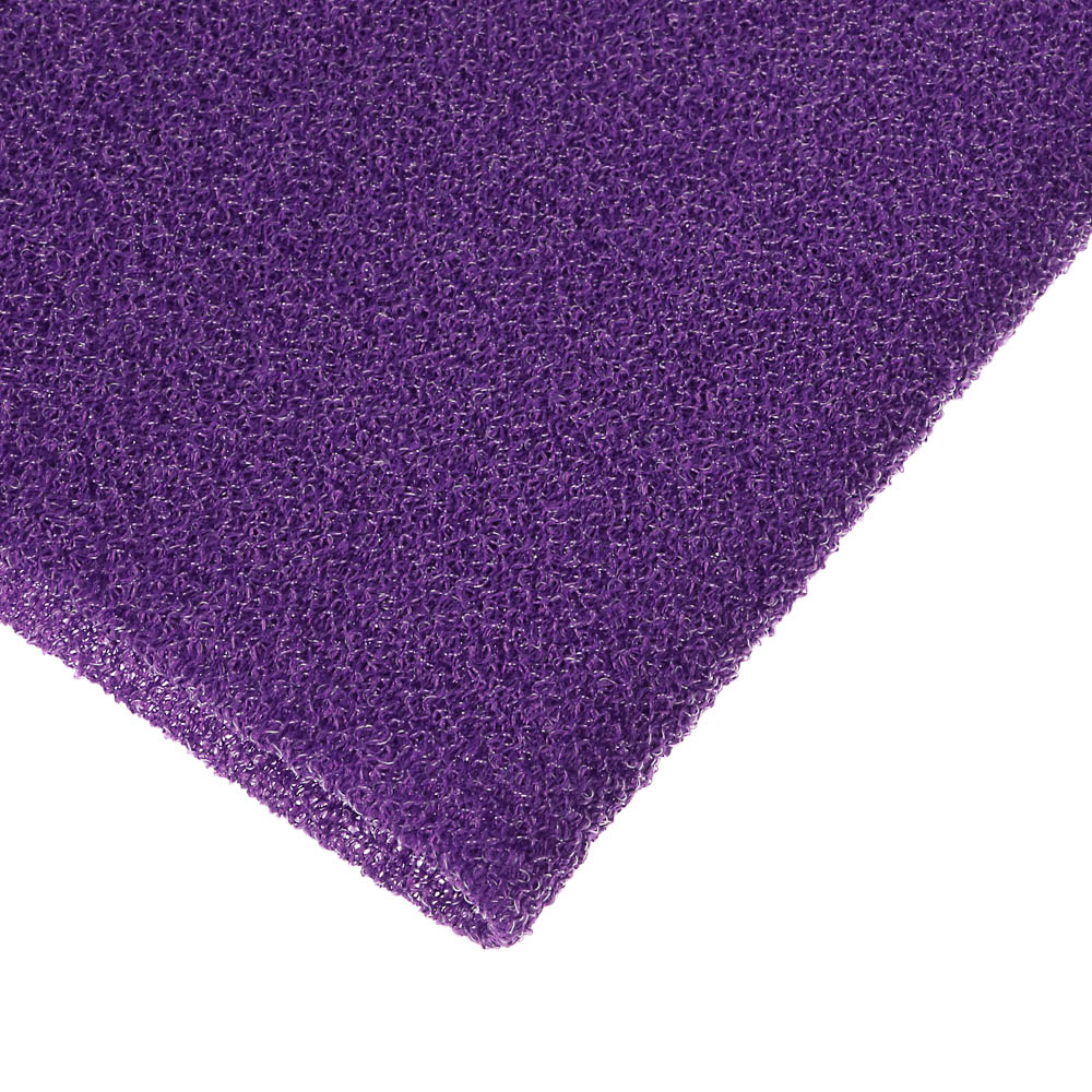 ЮL Мочалка пилинг японская для бани и душа с ручками, жесткая, полиэстер, 45х19см, 4 цвета, МС24-07 - #10