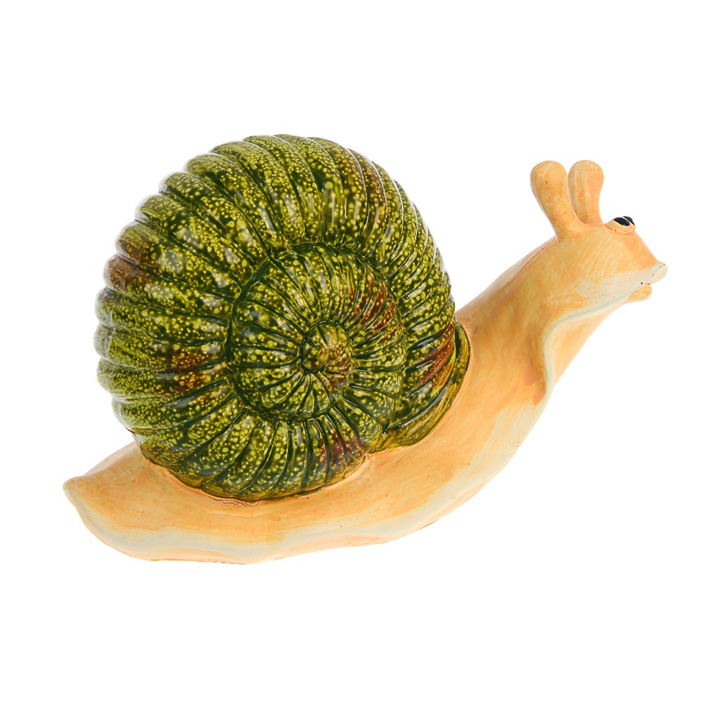 Фигурка садовая "Улитка" тм INBLOOM, 20х10х12см, магнезия - #3
