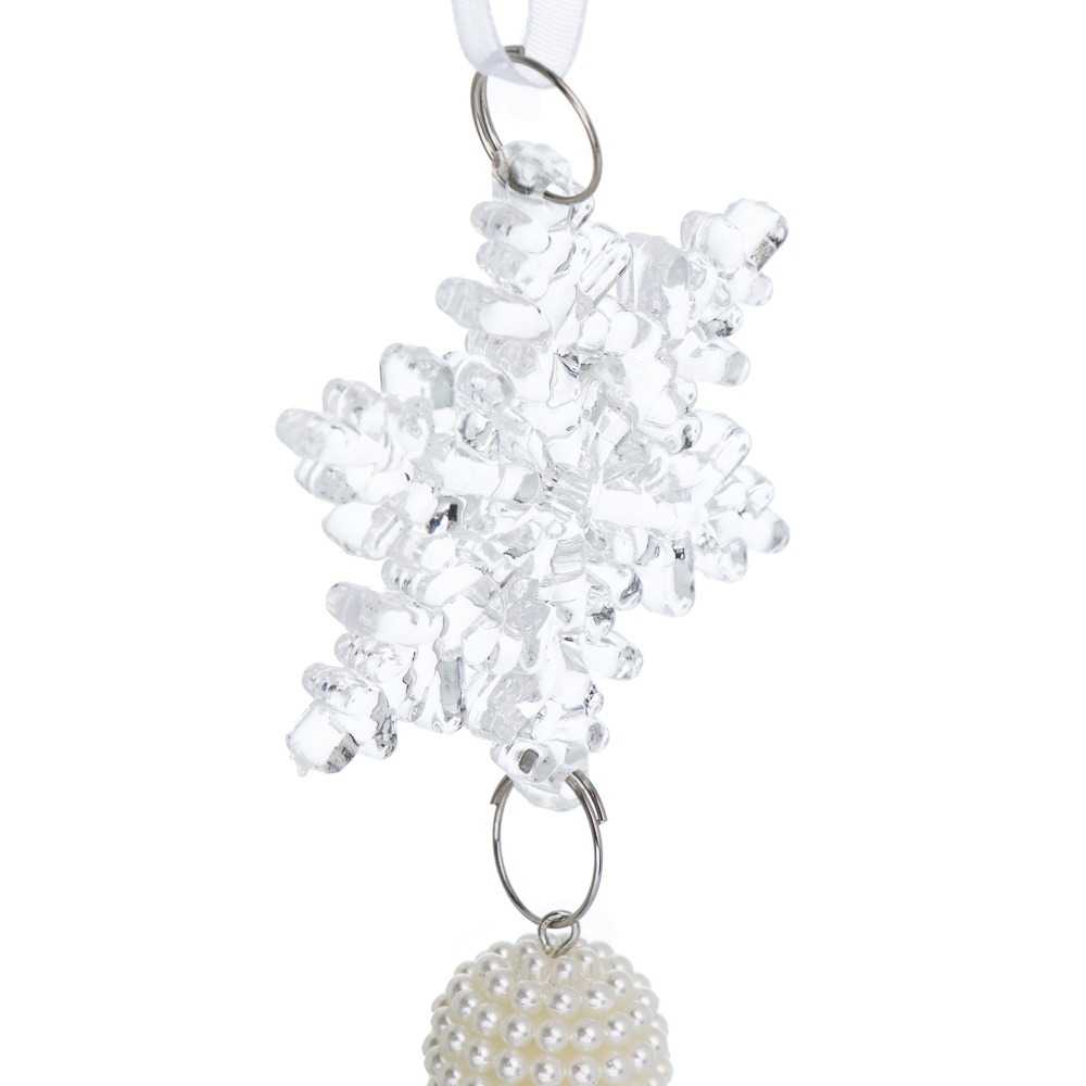 СНОУ БУМ Декоративная подвеска на ленте 14 см, акрил - #3