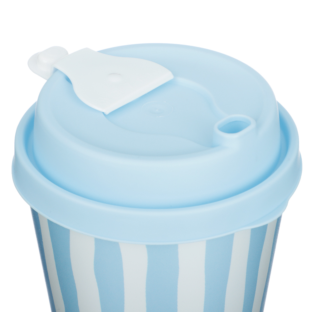 Орра Стакан с крышкой и клапаном 420мл, пластик, 2 цвета - #5