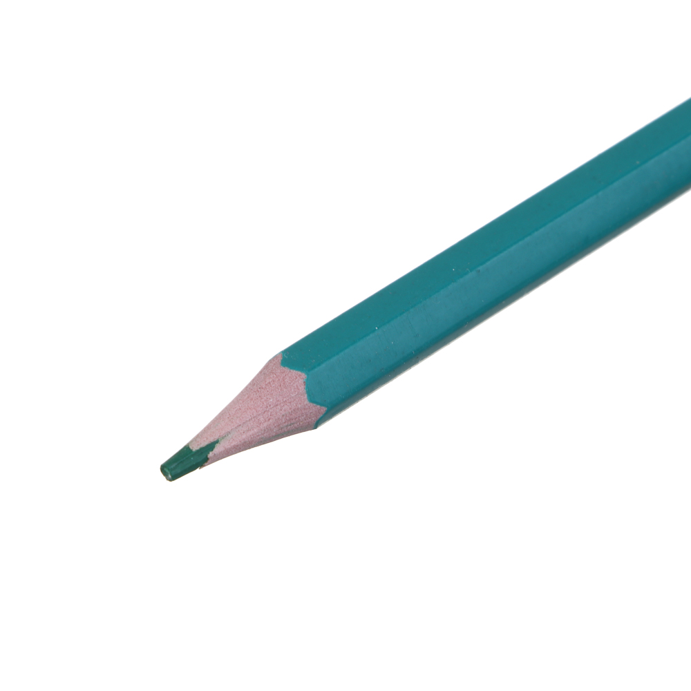 Котик с Крыльями Карандаши 12 цветов шестигранные заточенные, улучшенное письмо, пластик, в карт.кор - #6