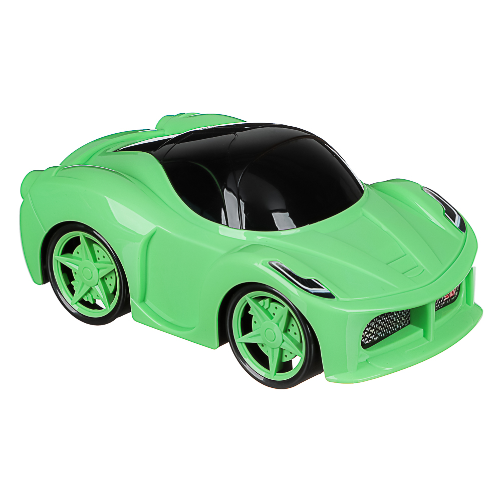 ИГРОЛЕНД Машинка гонщика игрушечная, пластик, 21,5х12х9 см, 5 дизайнов, для детей 3+ - #7