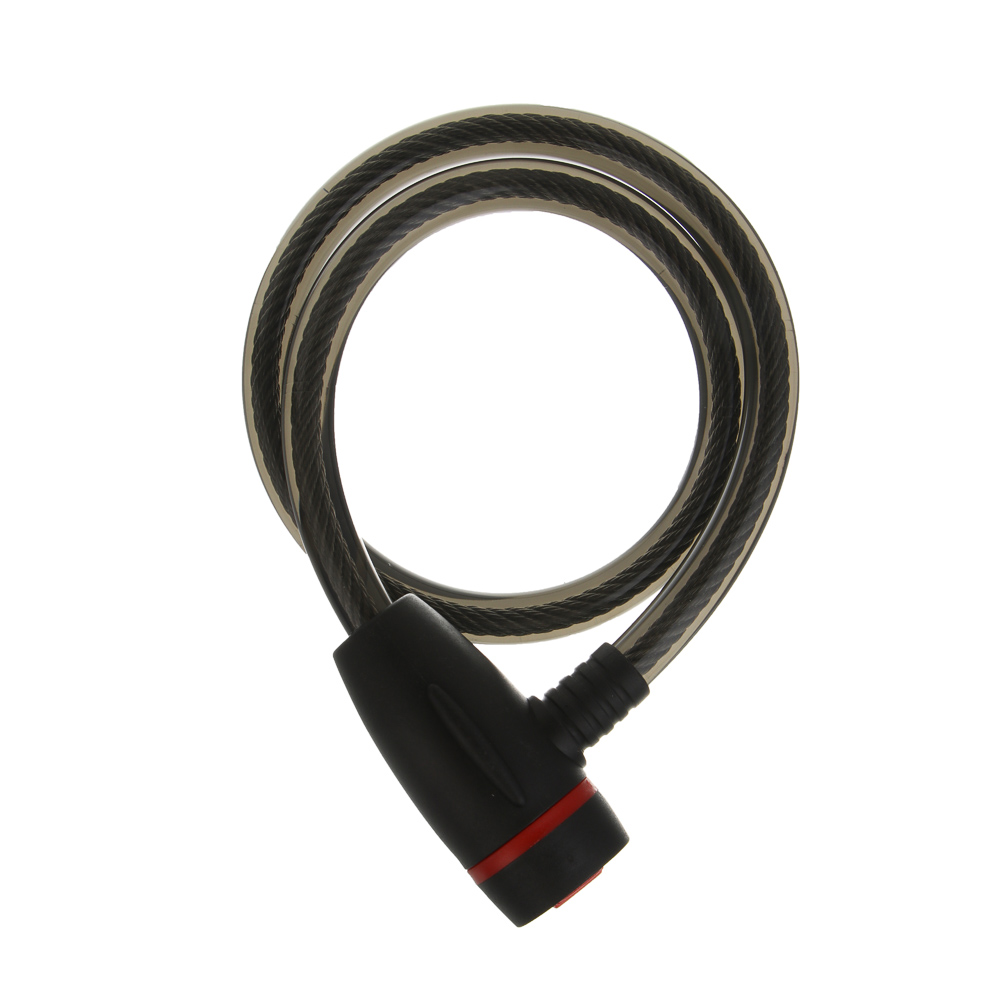 Замок велосипедный тм BY SPORT, противоугонный, тросовый, 680х11,5мм, металл, пластик, 3 цвета - #7