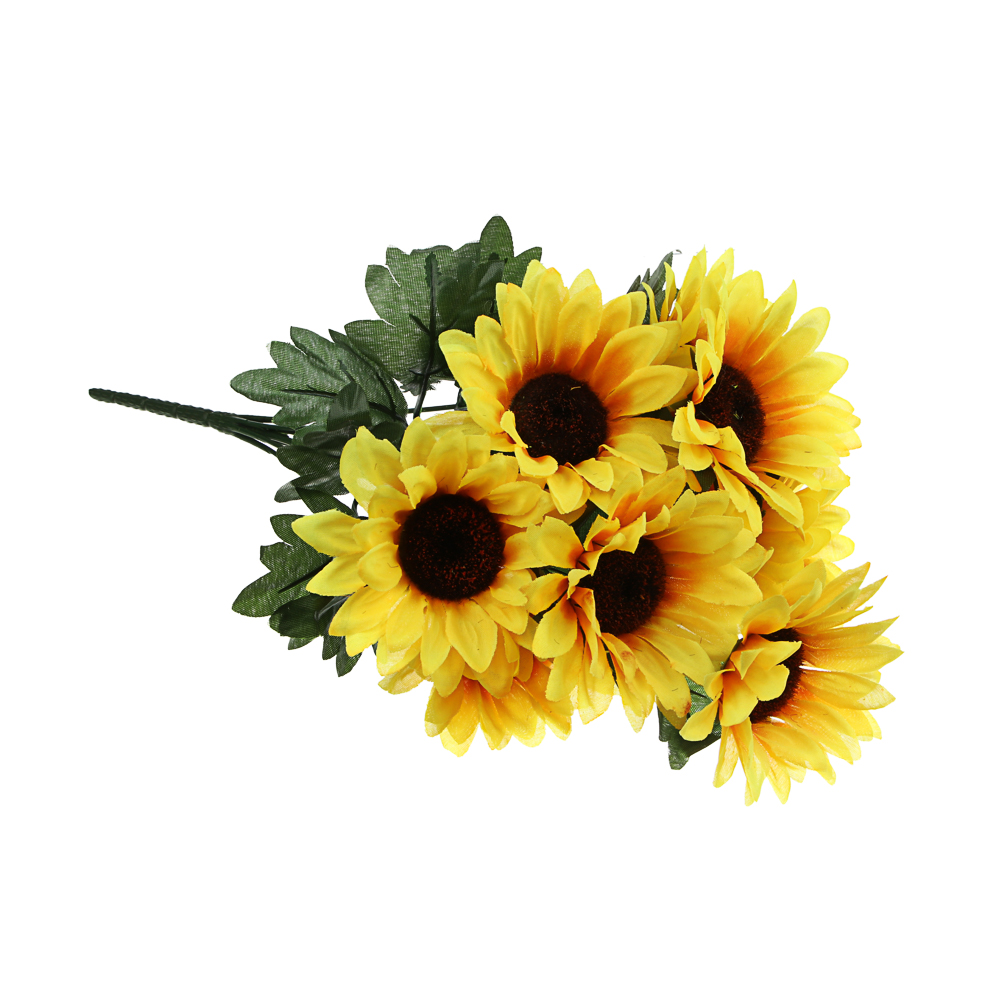 Букет искусственных цветов тм LADECOR подсолнухи, длина 40 см - #1