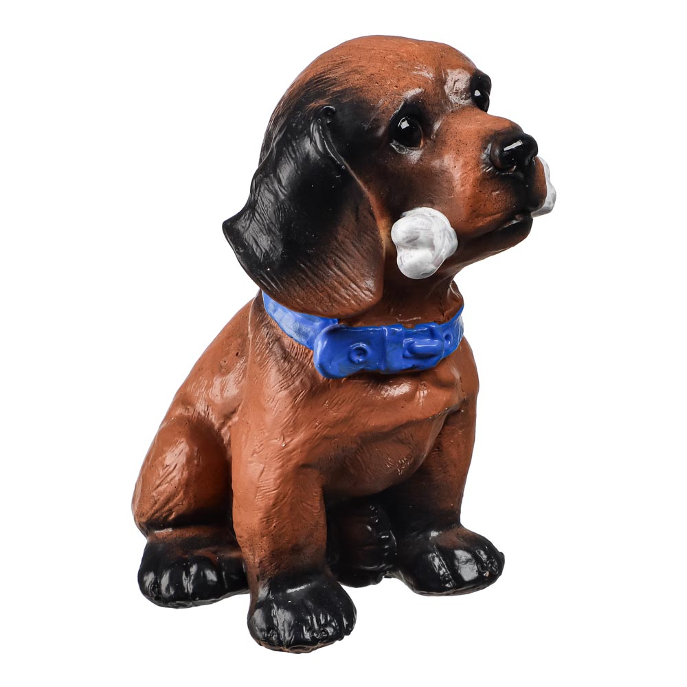 Копилка Пес с косточкой, 15x10x13 см, гипс - #2