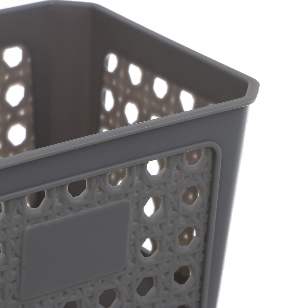 Корзина для хранения тм VETTA, пластик, 16х12х9см - #4