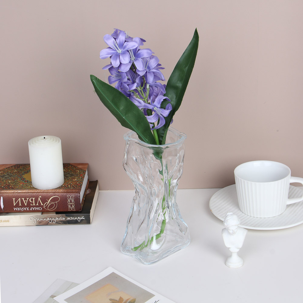 Ваза стеклянная, 9х7x16,5 см - #4