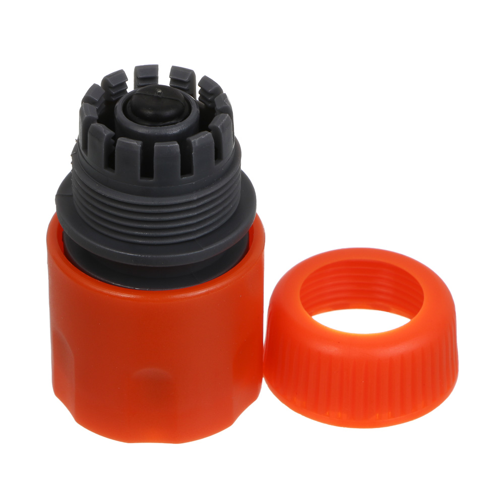 INBLOOM Набор для полива d1/2" (коннектор-1шт., коннектор с аквастопом-1шт., двойник-1шт.), ПП - #6