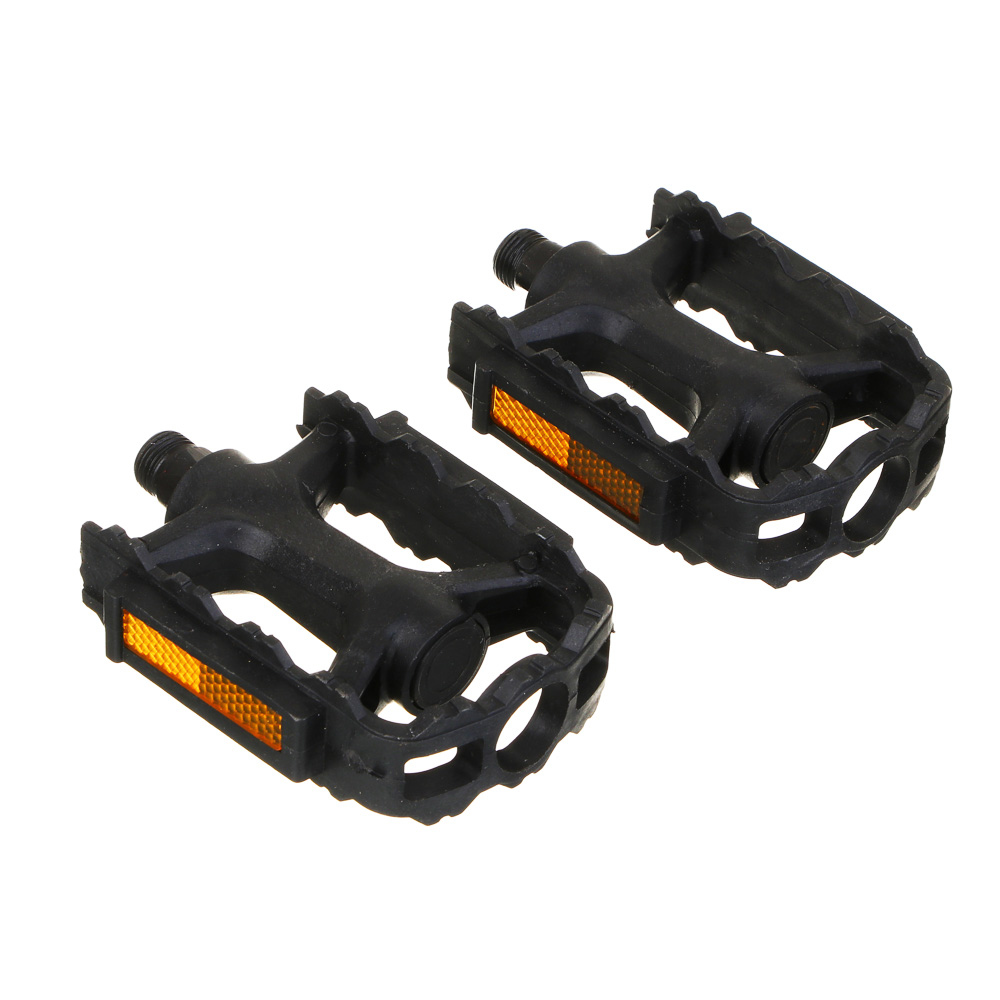 Педали велосипедные, тм BY SPORT, 2шт, 10.5х7.5см, пластик, металл - #1