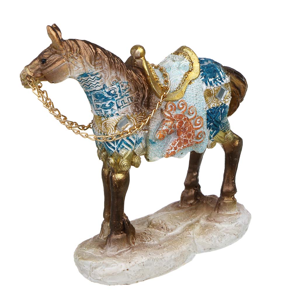 СНОУ БУМ Сувенир лошадь полистоун 14x5.7x13.7 см, 26-577 - #4