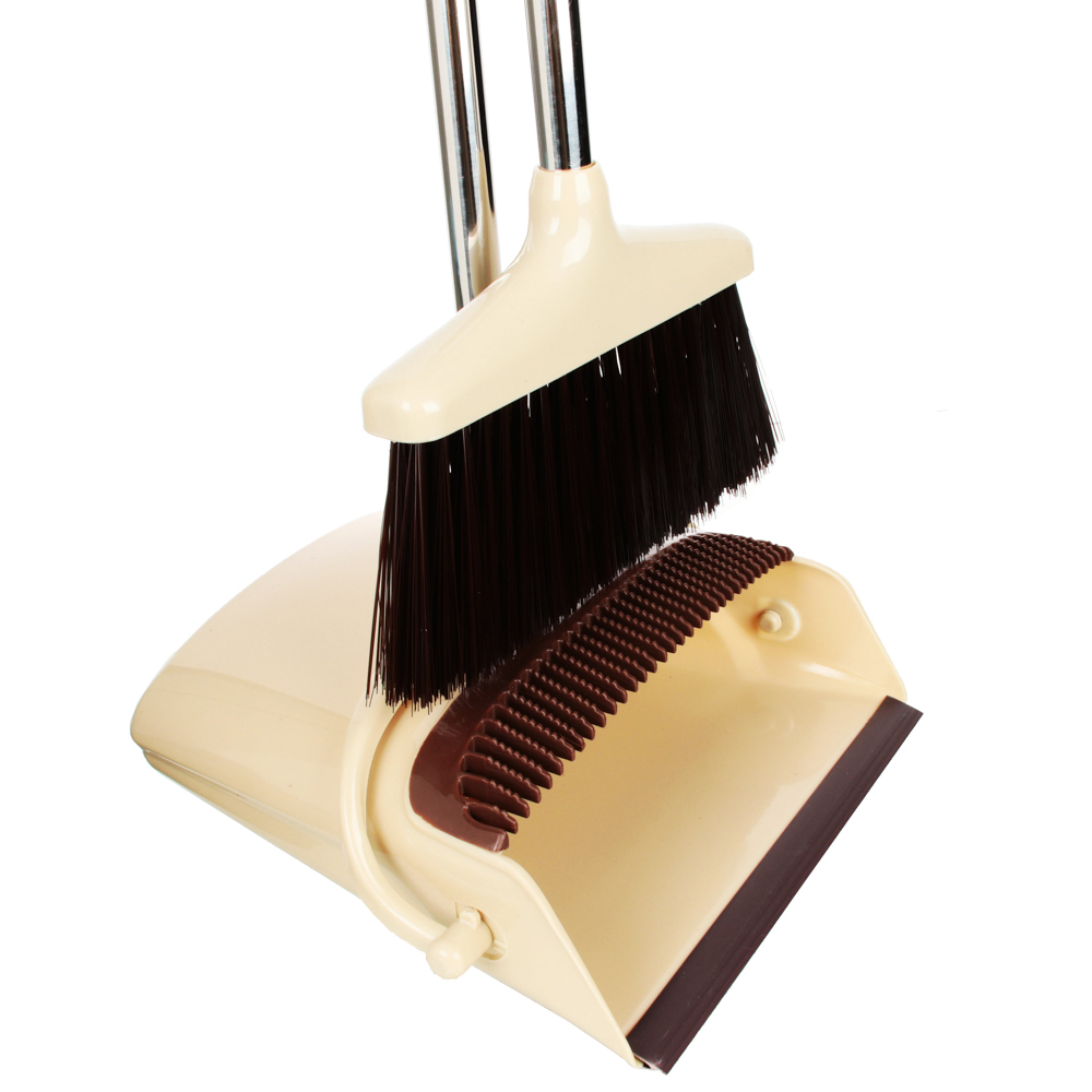 VETTA Набор щетка+совок, пластик, железо, ПВХ, 2 ручки, 92x24см/85x26,5см - #2