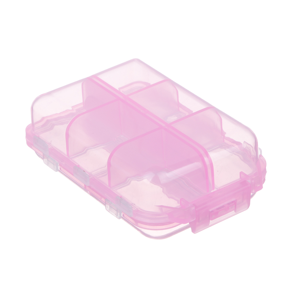 VETTA Бокс для таблеток 10 ячеек, 9х6х3 см, пластик - #7