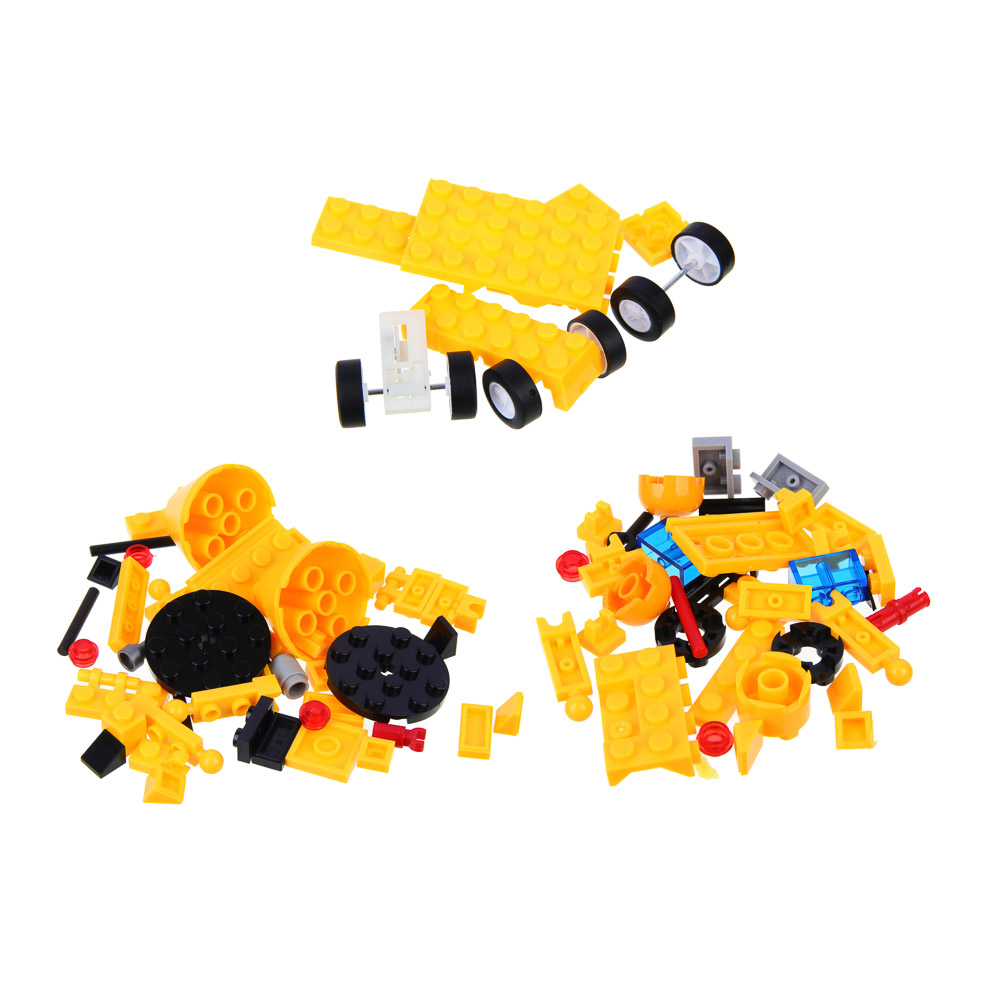 ИГРОЛЕНД Город Конструктор Спецтехника, 2 в 1, доп.функции, 92-109 дет, коллекция, 15х10х4см, 4 диз. - #4