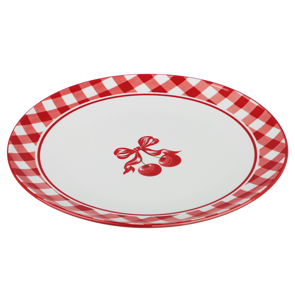 Тарелка подстановочная Черри тм MILLIMI, 27см, фарфор, белый - #2