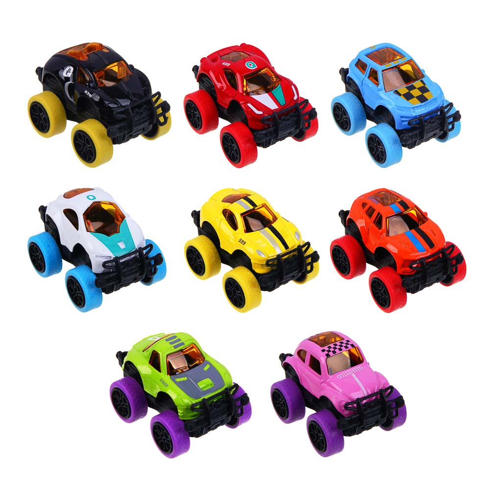 ИГРОЛЕНД Инерционная мини машинка, металл, ABS+PS+PP+TPR, 6х4,5х4 см, 8 диз. - #2