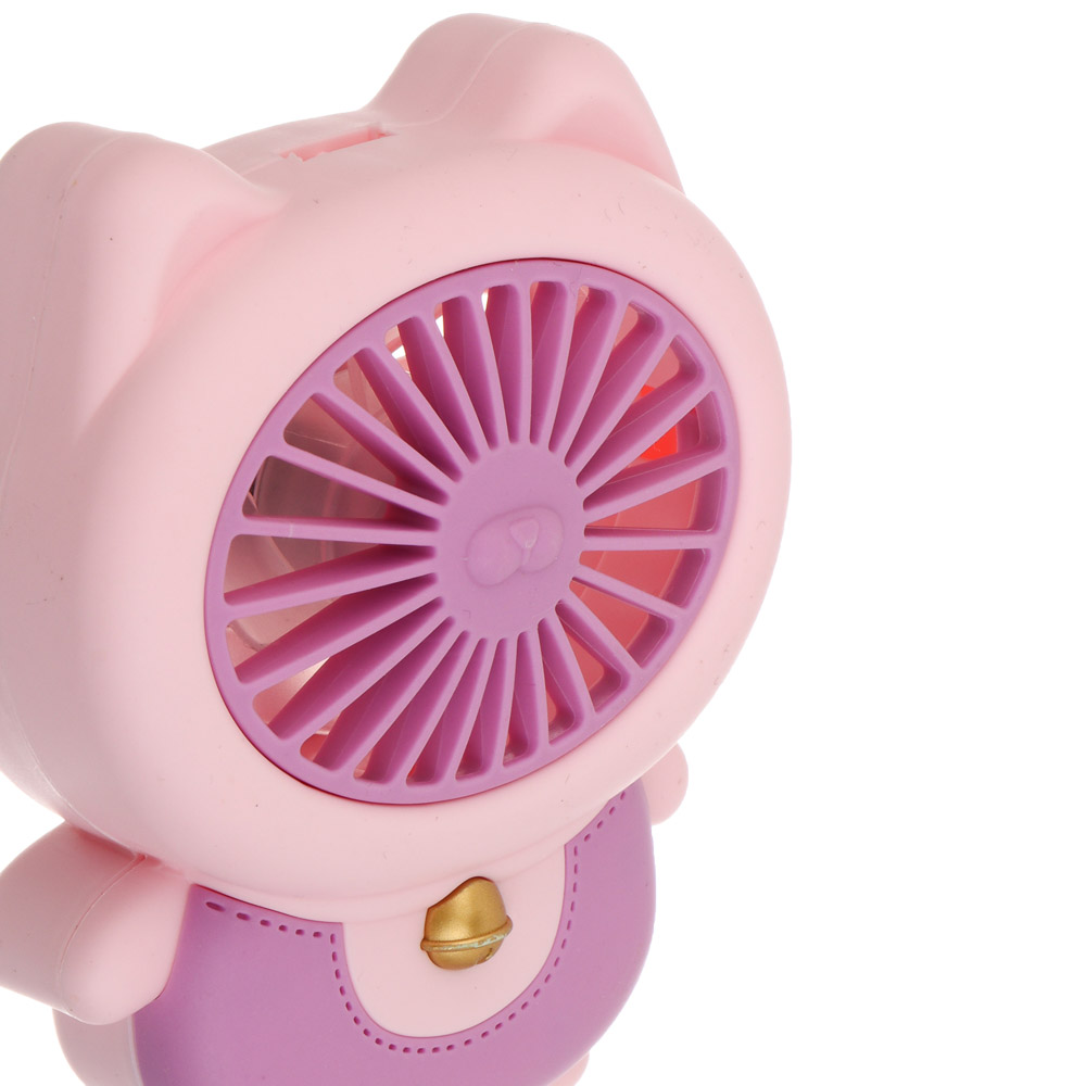 Вентилятор ручной портативный, 1 скорость, 1,5V, 2хАА/ААА, PP, 9х5,5х18 см, тм ИГРОЛЕНД - #5