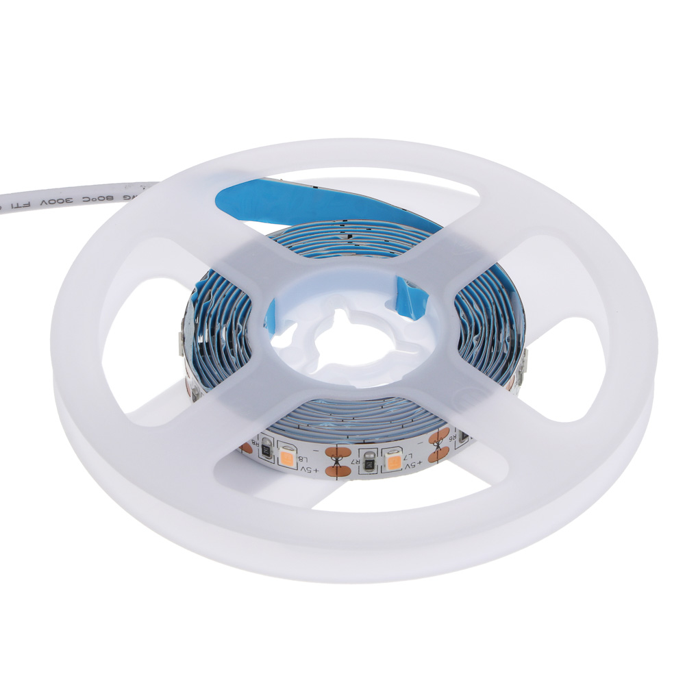 INBLOOM Лента светодиодная, 2м, 5В, 2A, 10Вт, 120шт. LED,USB, IP20, РС, металл - #1